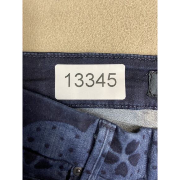 Mother Jeans Womens 24 Blue The Looker Crop The Moon of Tokyo Floral Denim Adult - Picture 13 of 13